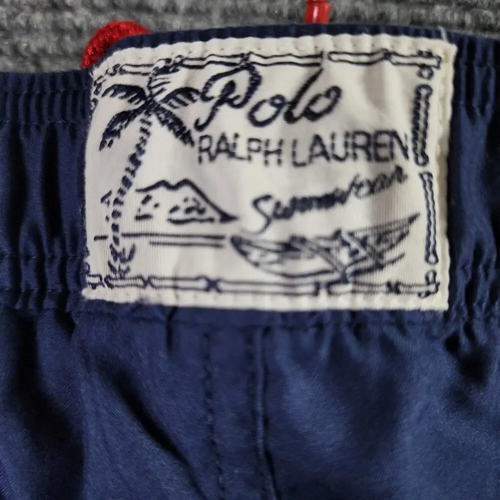 Polo Ralph Lauren Youth Large(14-16) Swim Trunks Board Shorts Big Pony Logo